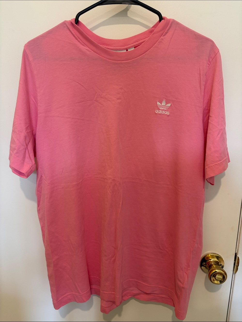 Adidas Pink  Short-Sleeve Tee Size L